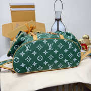 Uubags Louis Vuitton Christopher PM Backpack in Green Monogram Canvas 38x44x12.5cm - 3