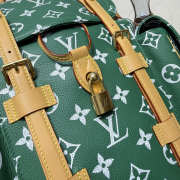 Uubags Louis Vuitton Christopher PM Backpack in Green Monogram Canvas 38x44x12.5cm - 2