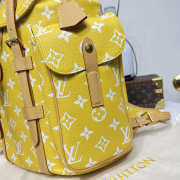 Uubags Louis Vuitton Christopher PM Backpack in Yellow Monogram Canvas 38x44x12.5cm - 4