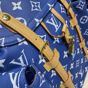 Uubags Louis Vuitton Christopher PM Backpack in Blue Monogram Canvas 38x44x12.5cm - 2