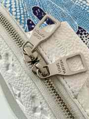 Uubags Louis Vuitton x Yayoi Kusama Psychedelic Flower Bumbag In White 47x20x9cm - 4