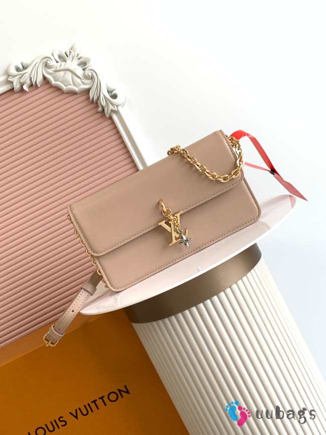 Uubags Louis Vuitton M14581 LV Bloom bag in sand calfskin leather 20x11.5x4cm - 1