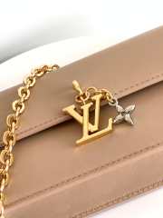 Uubags Louis Vuitton M14581 LV Bloom bag in sand calfskin leather 20x11.5x4cm - 5