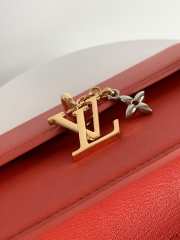 Uubags Louis Vuitton M14581 LV Bloom bag in red calfskin leather 20x11.5x4cm - 6