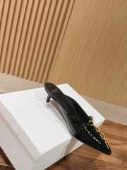 Uubags Balmain Sync Patent Leather Mules In Black 4.5cm - 5