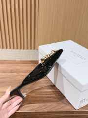 Uubags Balmain Sync Patent Leather Mules In Black 4.5cm - 2