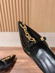 Uubags Balmain Sync Patent Leather Mules In Black 4.5cm - 4