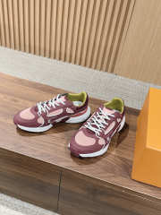 Uubags Louis Vuitton 1AIVRA LV Olympia Sneakers In Bordeaux Red - 1