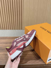 Uubags Louis Vuitton 1AIVRA LV Olympia Sneakers In Bordeaux Red - 6