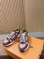 Uubags Louis Vuitton 1AIVRA LV Olympia Sneakers In Bordeaux Red - 2
