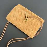 Uubags Bottega Veneta Andiamo Suede Clutch Bag In Brown 19x13x2 - 5