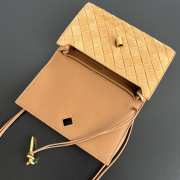 Uubags Bottega Veneta Andiamo Suede Clutch Bag In Brown 19x13x2 - 4