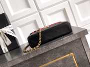 Uubags Chanel Vanity With Chain Suede Calfskin, Shiny Lambskin & Gold-Tone Metal In Red & Black 17x19.5x5cm - 2
