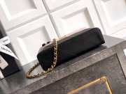 Uubags Chanel Vanity With Chain Suede Calfskin, Shiny Lambskin & Gold-Tone Metal In Pink & Black 17x19.5x5cm - 6