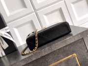 Uubags Chanel Vanity With Chain Suede Calfskin, Shiny Lambskin & Gold-Tone Metal In Light Grey & Black 17x19.5x5cm - 2