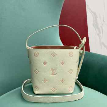 Uubags Louis Vuitton M28315 All In BB Bag Milky White Peach 16x18x12cm