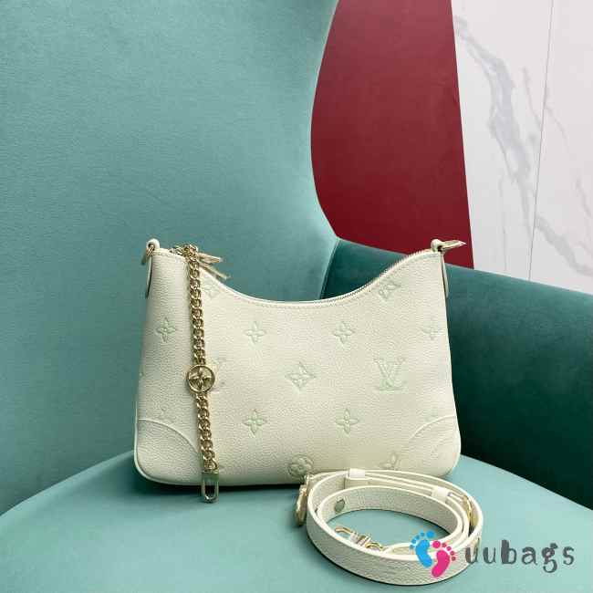 Uubags Louis Vuitton M27571 Boulogne PM Bag Milky white/Green 26x16x9.5cm - 1