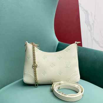 Uubags Louis Vuitton M27571 Boulogne PM Bag Milky white/Green 26x16x9.5cm
