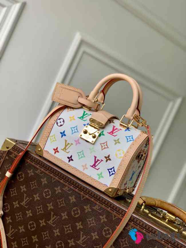 New Arrivals 2026 Louis Vuitton M27833 Speedy Trunk 20 LV x TM Bag Multicolor 21x15x13cm - 1