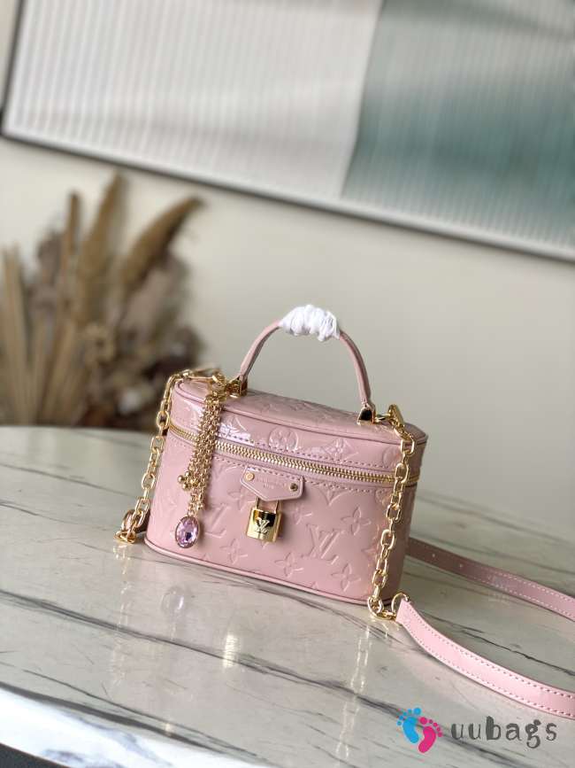 Uubags Louis Vuitton M27169 Vanity Chain Pouch In Desert Sand 19x11.5x6.5cm - 1