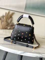 New Coololection 2026 Louis Vuitton M27637 LV x TM Capucines Mini In Black 21x14x8cm  - 5