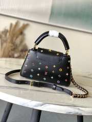 Uubags Louis Vuitton M27636 LV x TM Capucines East-West Mini In Black 22x12x8cm - 2