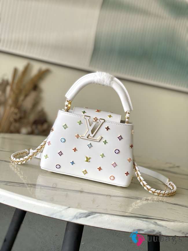 Uubags Louis Vuitton M14165 LV x TM Capucines Mini Bag In Multicolored 21x13.6x8cm - 1