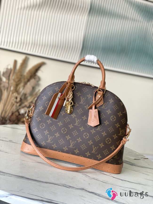 Uubags Louis Vuitton N30049 Alma MM Soft Celebration Bag Monogram Coated Canvas 37x28x13.5cm - 1