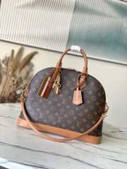 Uubags Louis Vuitton N30049 Alma MM Soft Celebration Bag Monogram Coated Canvas 37x28x13.5cm - 1