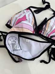 Uubags Pucci Iride-Print Triangle Bikini In Pink - 3