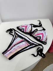 Uubags Pucci Iride-Print Triangle Bikini In Pink - 4