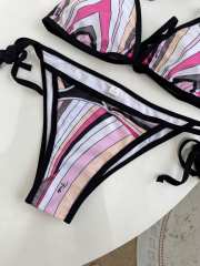 Uubags Pucci Iride-Print Triangle Bikini In Pink - 5