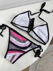 Uubags Pucci Iride-Print Triangle Bikini In Pink - 6