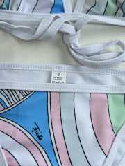 Uubags Pucci Iride-Print Triangle Bikini In White - 6