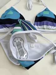 Uubags Pucci Iride-Print Triangle Bikini In Blue 01 - 2