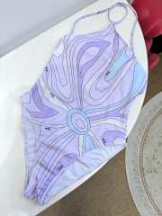 Uubags Pucci Print Bikini Set with Matching Silk Cover-Up - 2