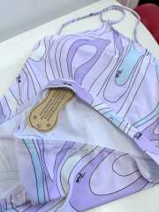 Uubags Pucci Print Bikini Set with Matching Silk Cover-Up - 3