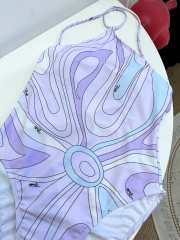 Uubags Pucci Print Bikini Set with Matching Silk Cover-Up - 4