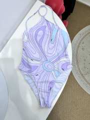 Uubags Pucci Print Bikini Set with Matching Silk Cover-Up - 6