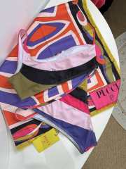 Uubags Pucci swimsuit set - split bikini with scarf  - 6