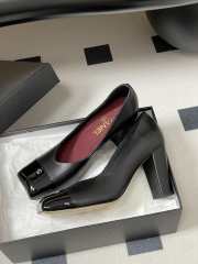 Uubags Chanel High Heels Glossy Sheepskin & Calfskin In Black 9cm - 6