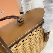 Uubags Miu Miu 5BA222 Woven Wicker Top Handle Bag 15x20x8.5cm - 2