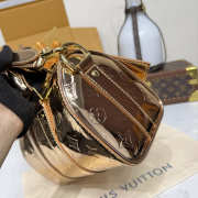 Uubags Louis Vuitton M26903 Keepall Bandoulière Bag In Gold Metallic 25x15x11cm - 6