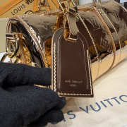 Uubags Louis Vuitton M26903 Keepall Bandoulière Bag In Gold Metallic 25x15x11cm - 3
