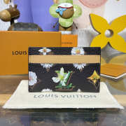 Uubags Louis Vuitton M27551 Bosch Card Holder In Brown Monogram Flowers Canvas Material 11x7x1.5cm - 1