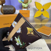 Uubags Louis Vuitton M27551 Bosch Card Holder In Brown Monogram Flowers Canvas Material 11x7x1.5cm - 5