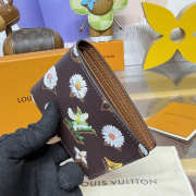 Uubags Louis Vuitton M27547 Slender Wallet In Brown Monogram Flowers Canvas Material 11x8.5x2cm - 4