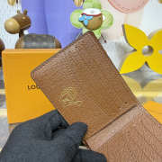 Uubags Louis Vuitton M27547 Slender Wallet In Brown Monogram Flowers Canvas Material 11x8.5x2cm - 6