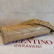 Uubags Valentino Garavani Panthea Bag In Gold Beige Nappa Leather With Chevron Pattern 33x19.5x9cm - 5