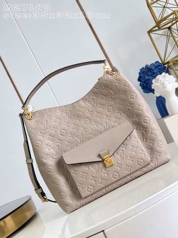 Uubags Louis Vuitton M27937 Métis Hobo Bag In Tourterelle Grey 35x32.5x10cm